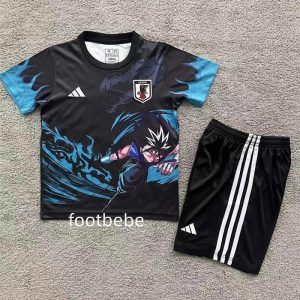 Maillot Japon Enfant 2025 2026 animé noir