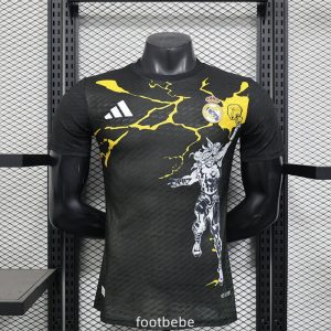 Maillot Match Real Madrid 2025 2026 Concept Anime Noir