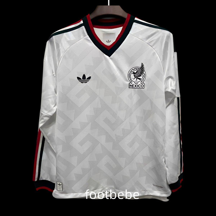 Maillot Mexique Coupe du monde 2026 exterieur manches longues