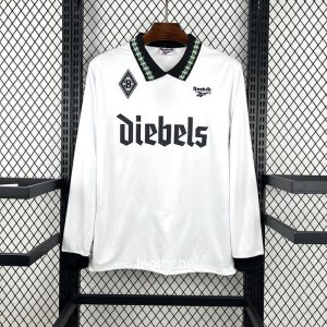 Maillot Mönchengladbach Vintage 1995 1996 domicile Manches longues