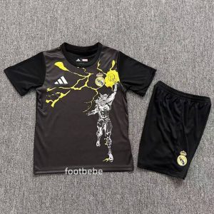 Maillot Real Madrid Enfant 2025 2026 Concept Anime Noir