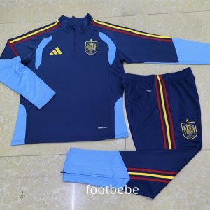 Survetement Espagne 2025 2026 bleu roi