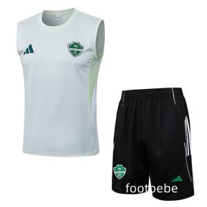 Ensemble Maillot Al-Ahli Saudi 2026 2027 vert clair Sans manches