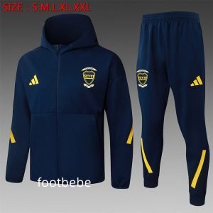 Ensemble Sweat capuche Boca Juniors 2025 2026 bleu royal