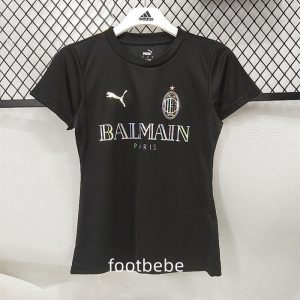 Maillot AC Milan X Balmain Femme 2025 2026 noir