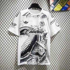 Maillot Club América 2025 2026 Concept blanc et noir
