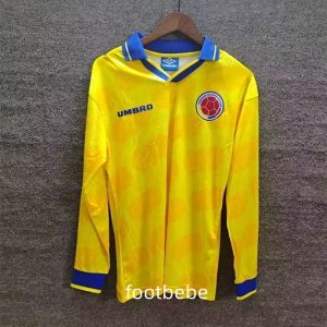 Maillot Colombie Vintage 1994 domicile manches longues