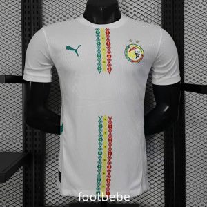 Maillot Match Sénégal 2025 CAN domicile Avec 2 étoile blanc