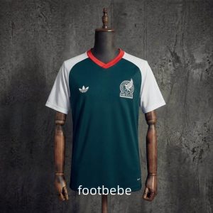 Maillot Mexique 2026 2027 vert foncé Rétro