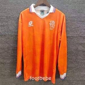 Maillot Pays Bas Vintage 1992 domicile manches longues
