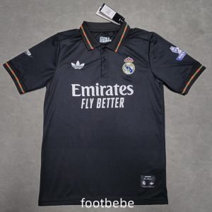 Maillot Real Madrid 2026 2027 noir Polo