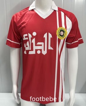 Maillot de foot vintage Algérie 1986 rouge