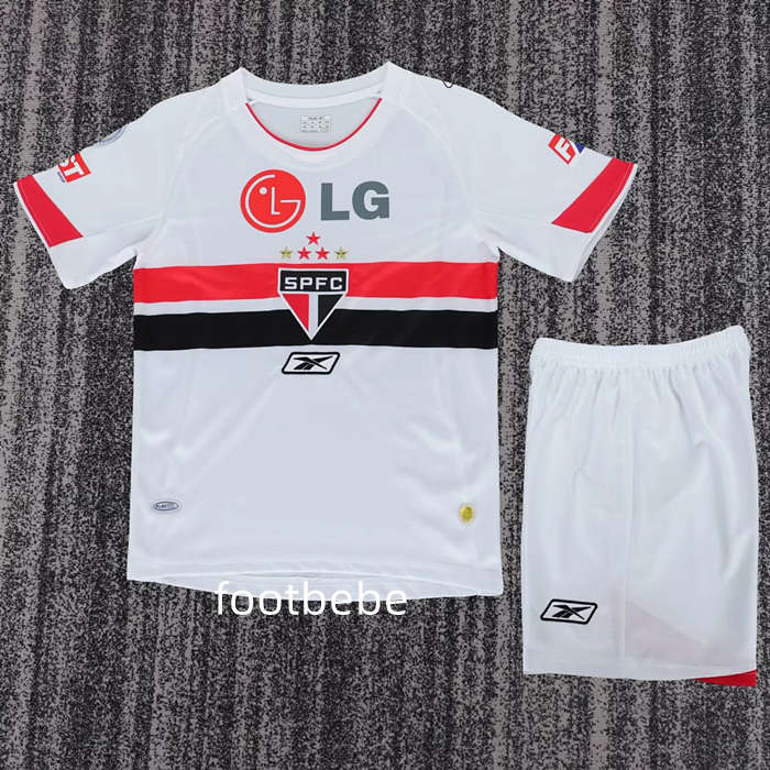 Maillot vintage São Paulo Enfant 2007 2008 domicile