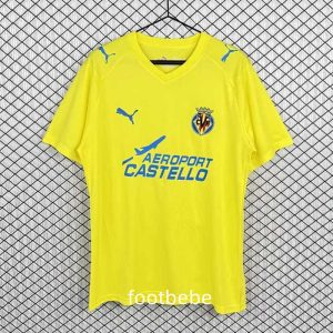 Maillot vintage Villarreal 2008 2009 domicile Jaune