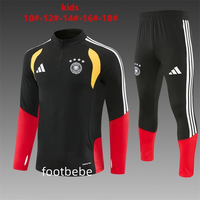 Survetement Allemagne Enfant 2025 2026 Noir