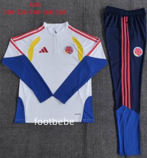 Survêtement Colombie Enfant 2026 2027 blanc