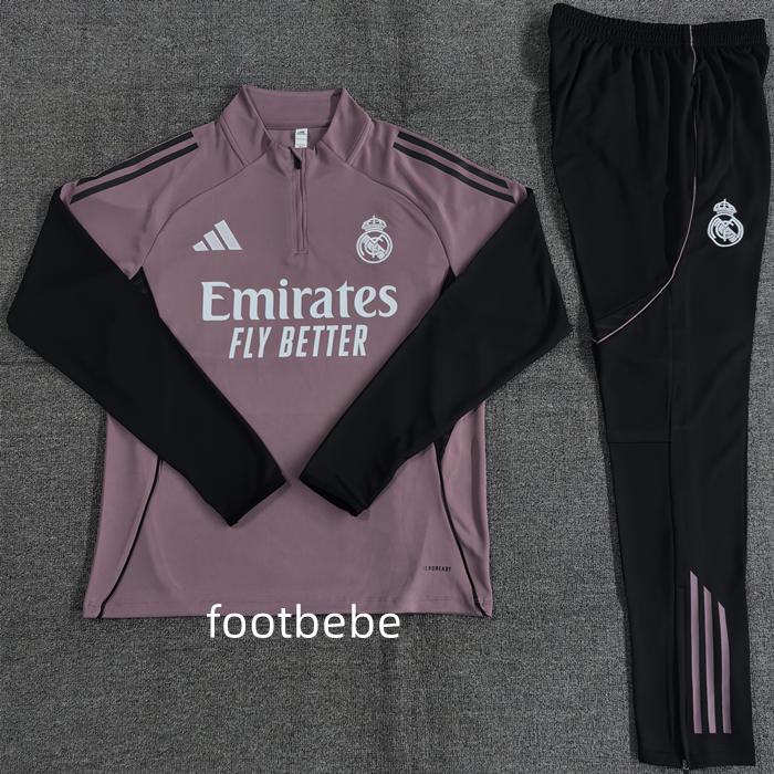 Survetement Real Madrid Enfant 2025 2026 Violet foncé