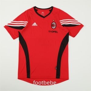 Maillot AC Milan Vintage 2003 2004 Rouge