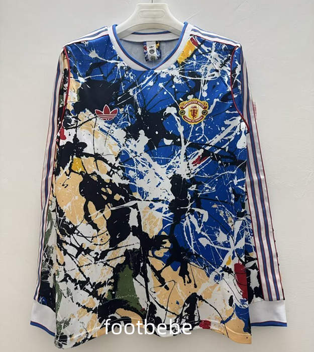 Maillot Manchester United 2026 2027 x Stone Roses manches longues