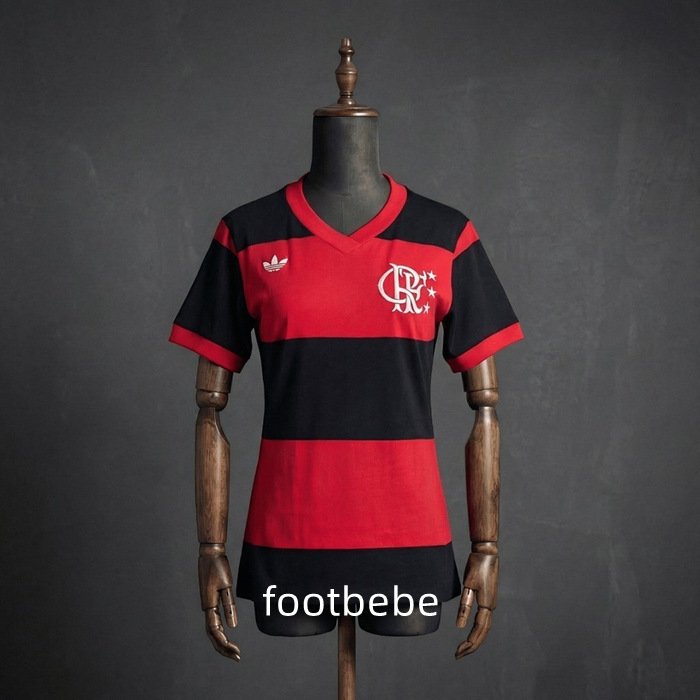 Maillot flamengo Femme Vintage 1981 domicile