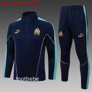 Survêtement Marseille 2026 2027 Bleu roi