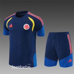 Ensemble Maillot Colombie 2026 2027 bleu royal