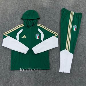 Ensemble Sweat capuche Italie 2026 2027 vert