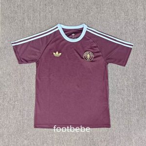 Maillot Aston Villa 2026 2027 brun foncé Rétro