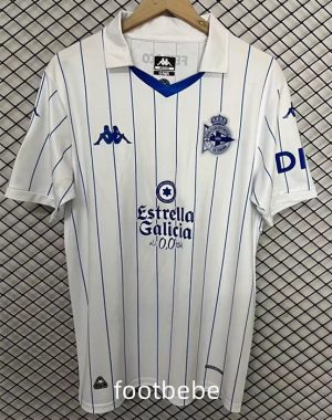 Maillot Deportivo La Coruna 2025 2026 Rétro blanc