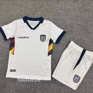 Maillot Equateur Enfant Coupe du Monde 2026 third blanc