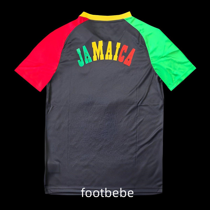 Maillot Jamaica x Bob Marley 2026 2027 Concept noir – Image 2
