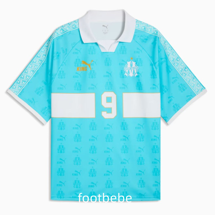 Maillot Marseille 2026 2027 rétro bleu