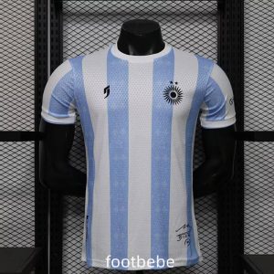 Maillot Match Argentine Comma Maradona 2026 2027 blanc bleu