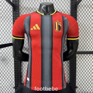 Maillot Match Belgique 2026 2027 Concept rouge noir