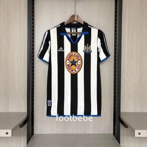 Maillot Newcastle United Vintage 1999 2000 domicile