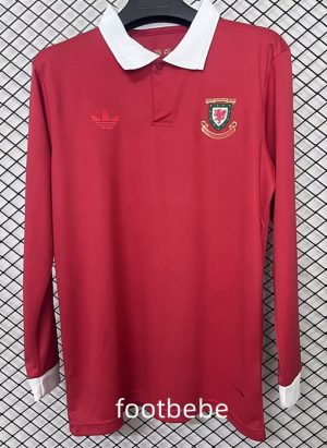Maillot Pays de Galles 2026 150 ans rouge manches longues