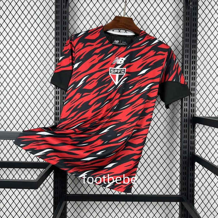 Maillot São Paulo 2026 2027 concept rouge noir