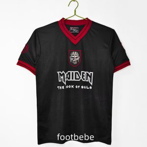 Maillot vintage West Ham United 2016 Iron Maiden noir