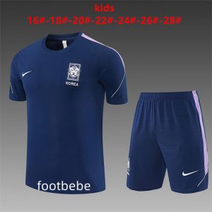 Ensemble Corée du Sud Enfant 2026 bleu foncé