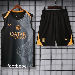 Ensemble Inter Milan 2026 2027 Concept noir Sans manches