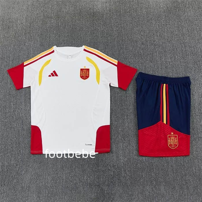 Ensemble Maillot Espagne 2026 2027 blanc