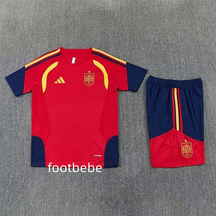 Ensemble Maillot Espagne 2026 2027 rouge
