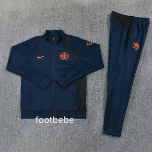 Ensemble veste Inter Milan 2026 2027 bleu foncé