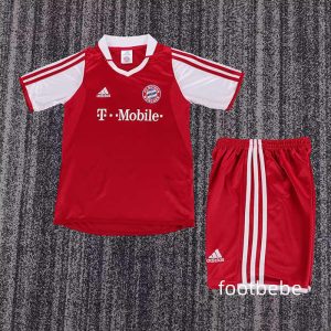 Maillot Bayern Munich Vintage Enfant 2003 2004 domicile
