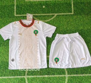 Maillot Maroc Enfant Coupe du Monde 2026 exterieur