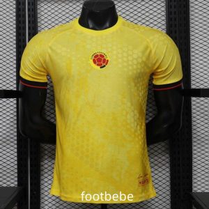 Maillot Match Colombie Comma 2026 2027 Concept jaune