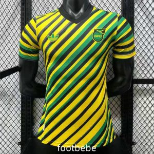 Maillot Match Jamaica 2026 2027 Rétro Rayures multicolores
