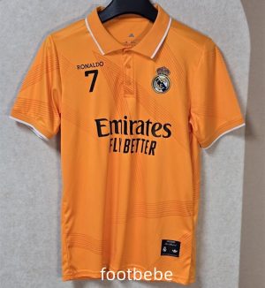 Maillot Real Madrid 7 RONALDO orange Polo