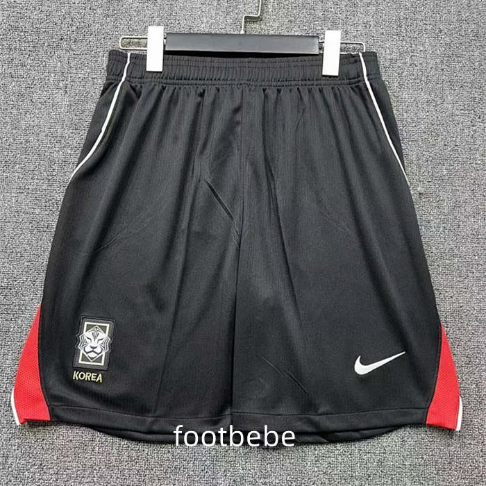 Short de foot Corée du Sud Coupe du monde 2026 noir