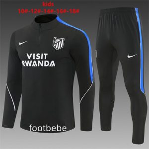 Survetement Atletico Madrid Enfant 2026 2027 noir